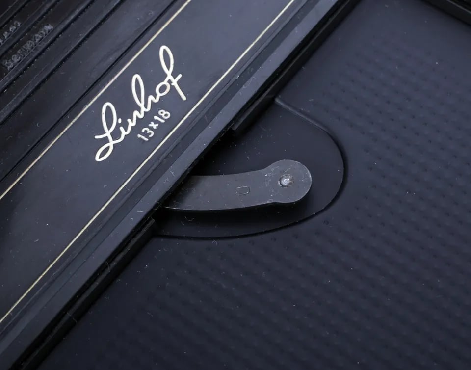 linhof リンホフ 13x18 / 5x7 部品 Linhof 13X18 (fits 5X7 cameras) plate holder (wet dry plate